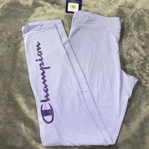 Purple champion leggings